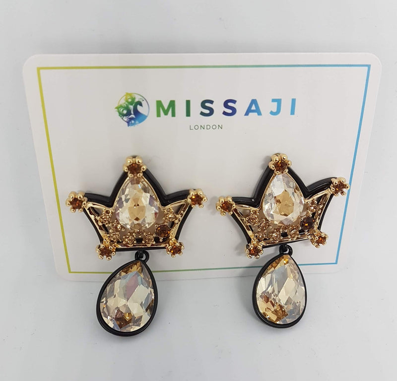 Missaji Royalty brand earrings