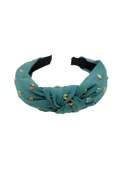 Missaji multicoloured studded women's hairband