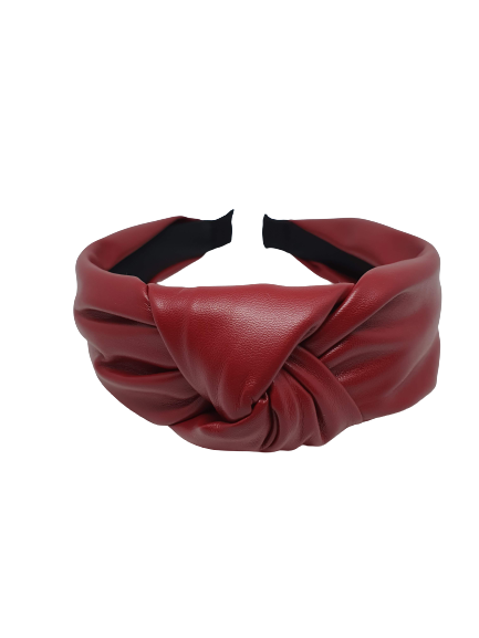 Missaji New knotted leather Fashion Headband