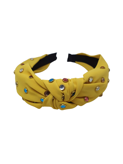 Missaji multicoloured studded women's hairband