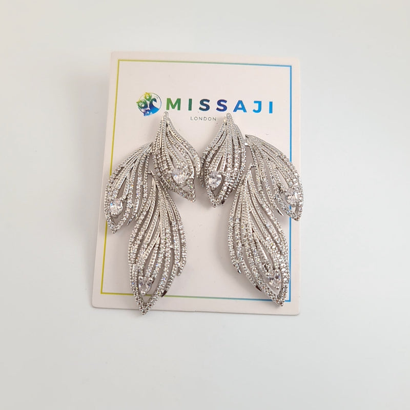 Missaji Leaf Fashion Earrings