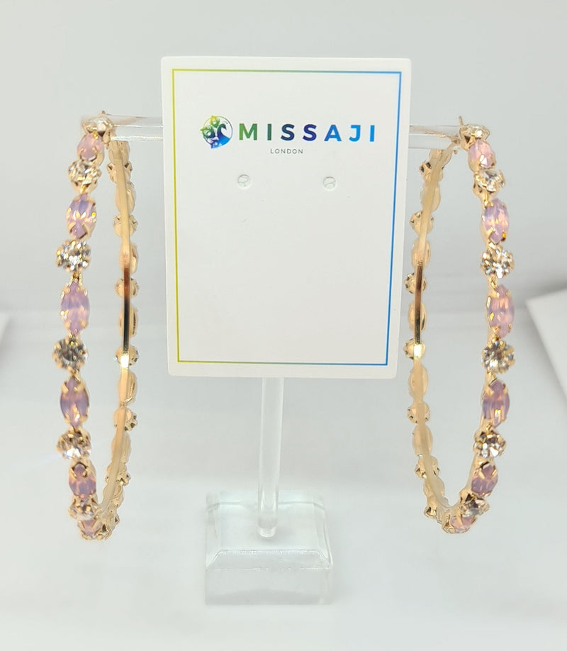 Missaji Ultimate Diamante Hoops