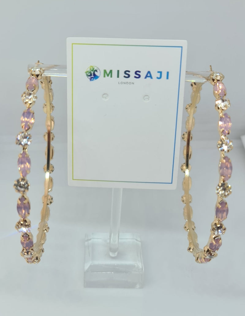 Missaji Ultimate Diamante Hoops