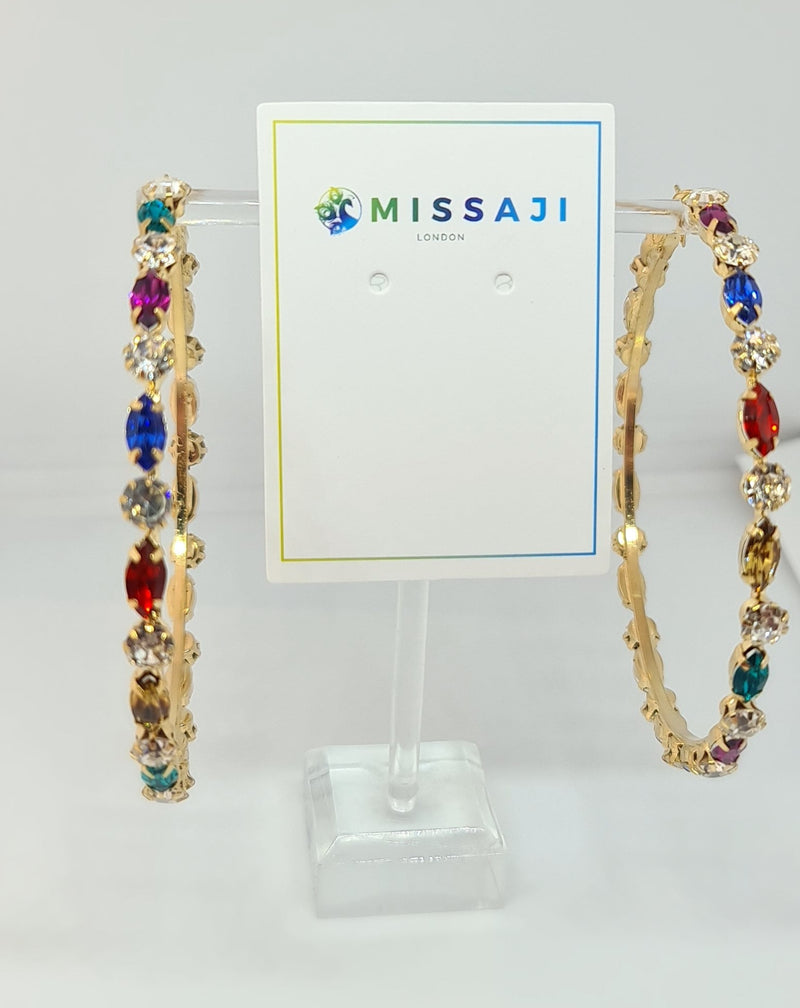 Missaji Ultimate Diamante Hoops