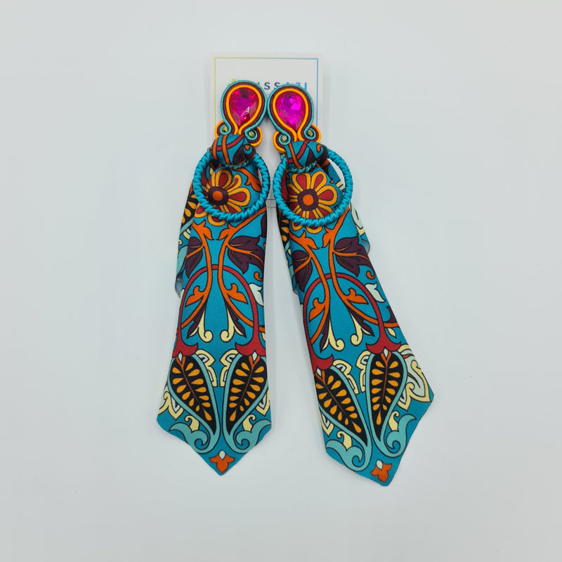 Missaji Latest Tribal Fashion Fabric Earring