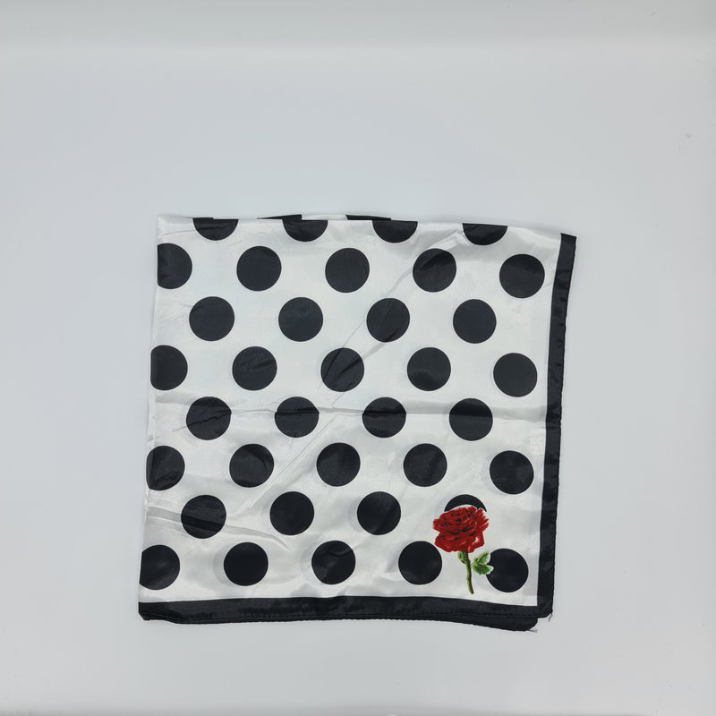 Missaji Silk Polka Dot Scarf