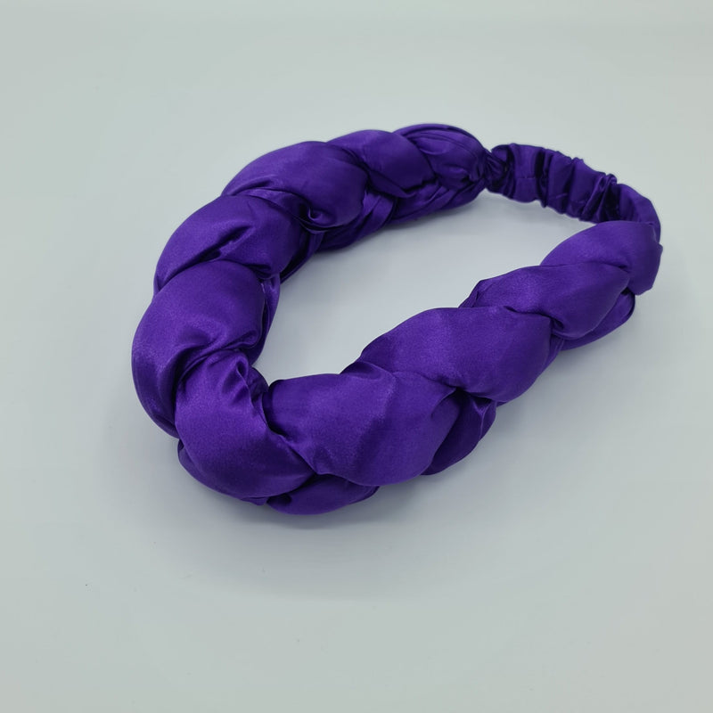 Braided Puffy Vibrant Colour Headbands