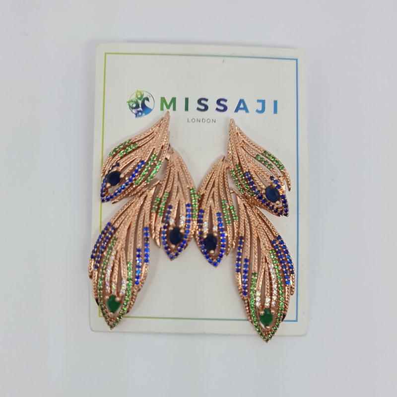 Missaji Leaf Fashion Earrings