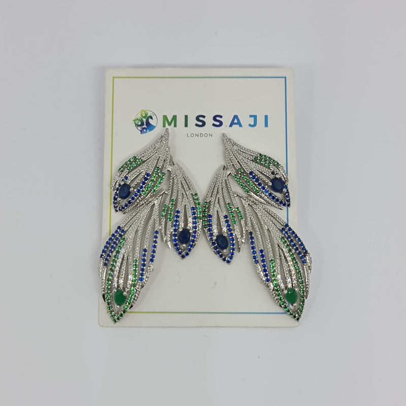 Missaji Leaf Fashion Earrings