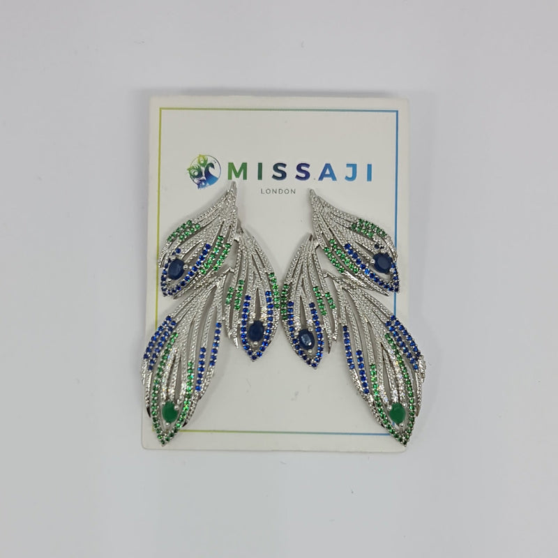 Missaji Leaf Fashion Earrings