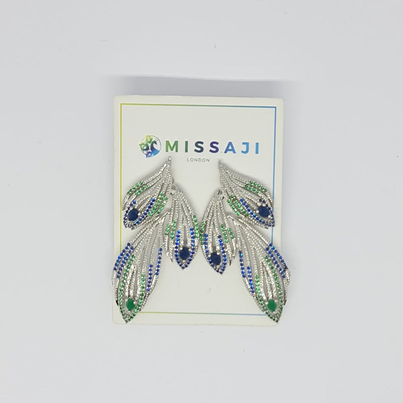 Missaji Leaf Fashion Earrings