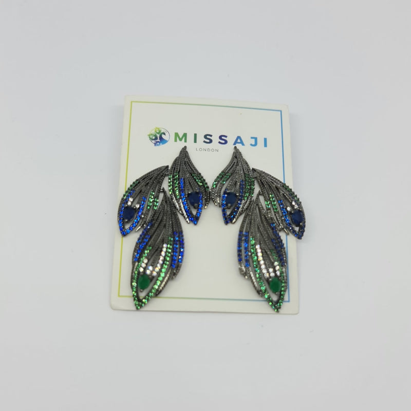 Missaji Leaf Fashion Earrings