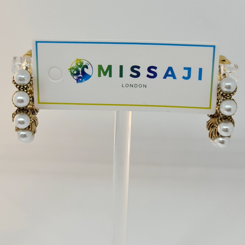 Missaji Small hoop Earrings for women Fashion