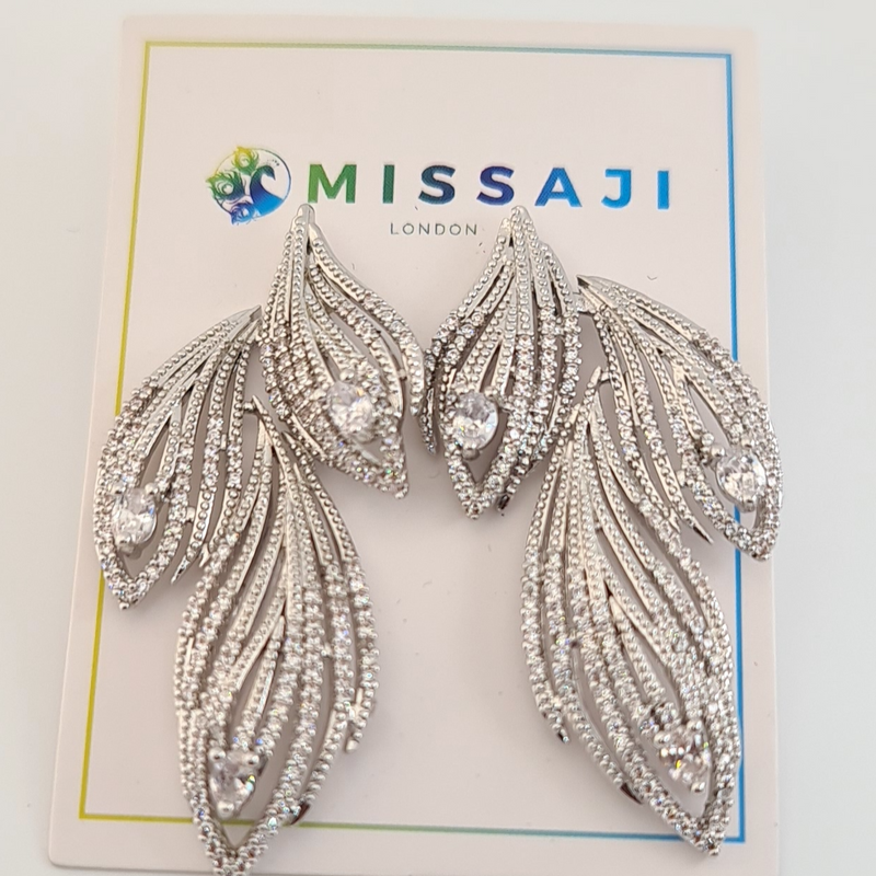 Missaji Leaf Fashion Earrings