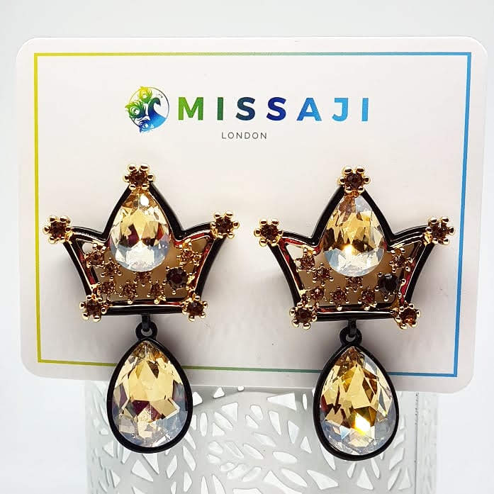 Missaji Royalty brand earrings