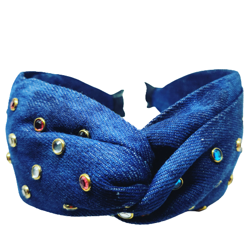 Missaji multicoloured studded women's hairband