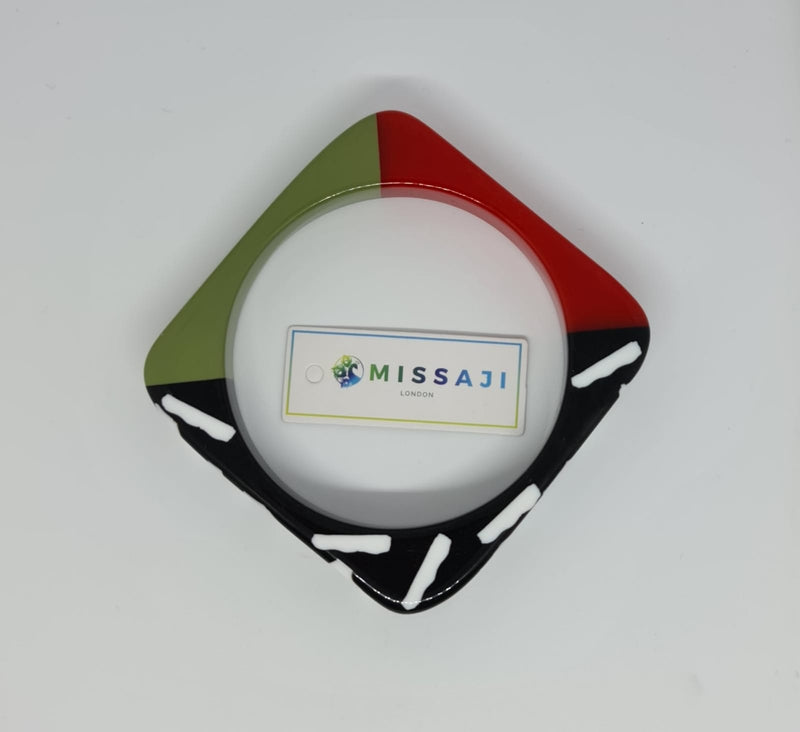 Missaji Multi Colour Geometric Ethnic Style Bracelet