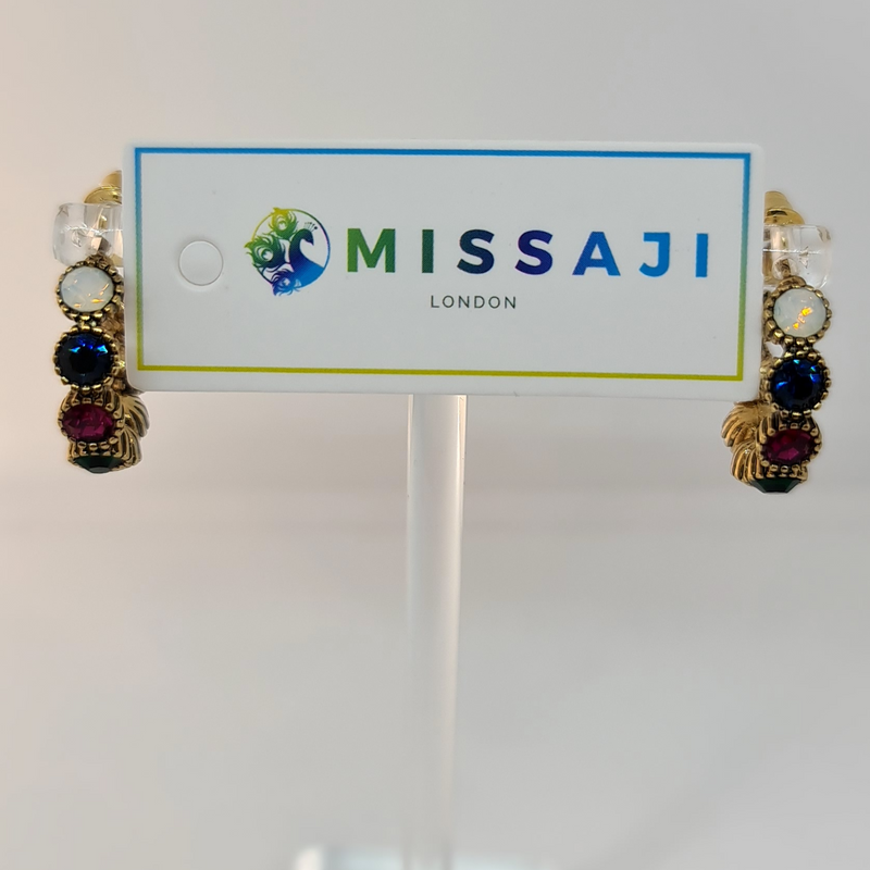 Missaji Small hoop Earrings for women Fashion