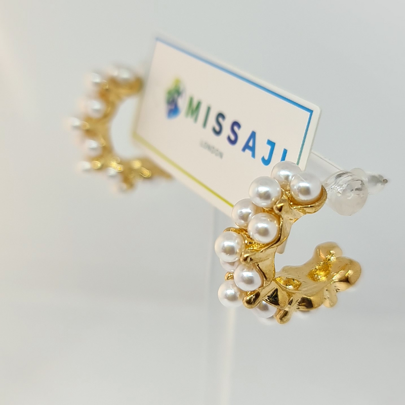 Missaji Small hoop Earrings for women Fashion